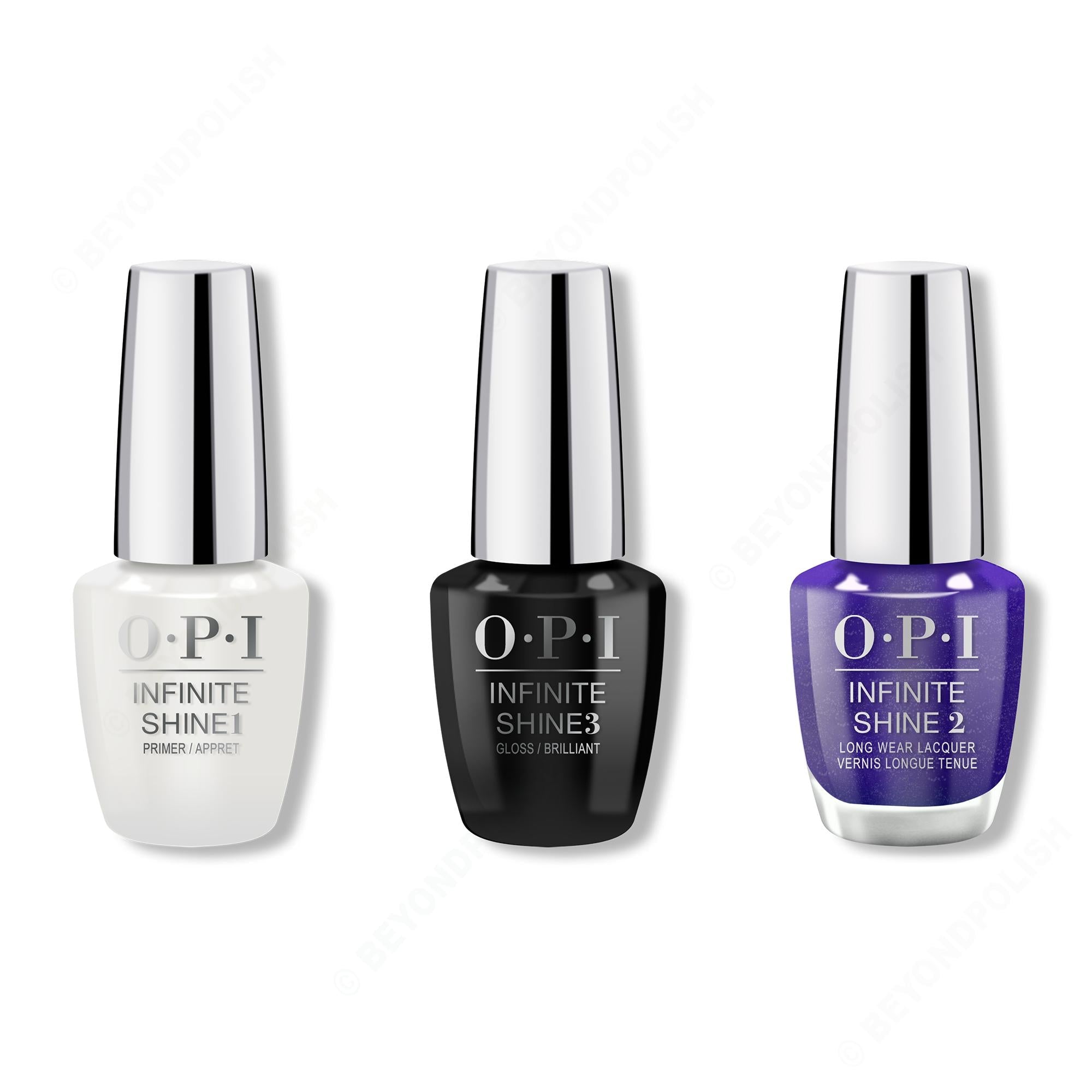 OPI - Infinite Shine Combo - Base, Top & Aquarius Renegade - Professional Care