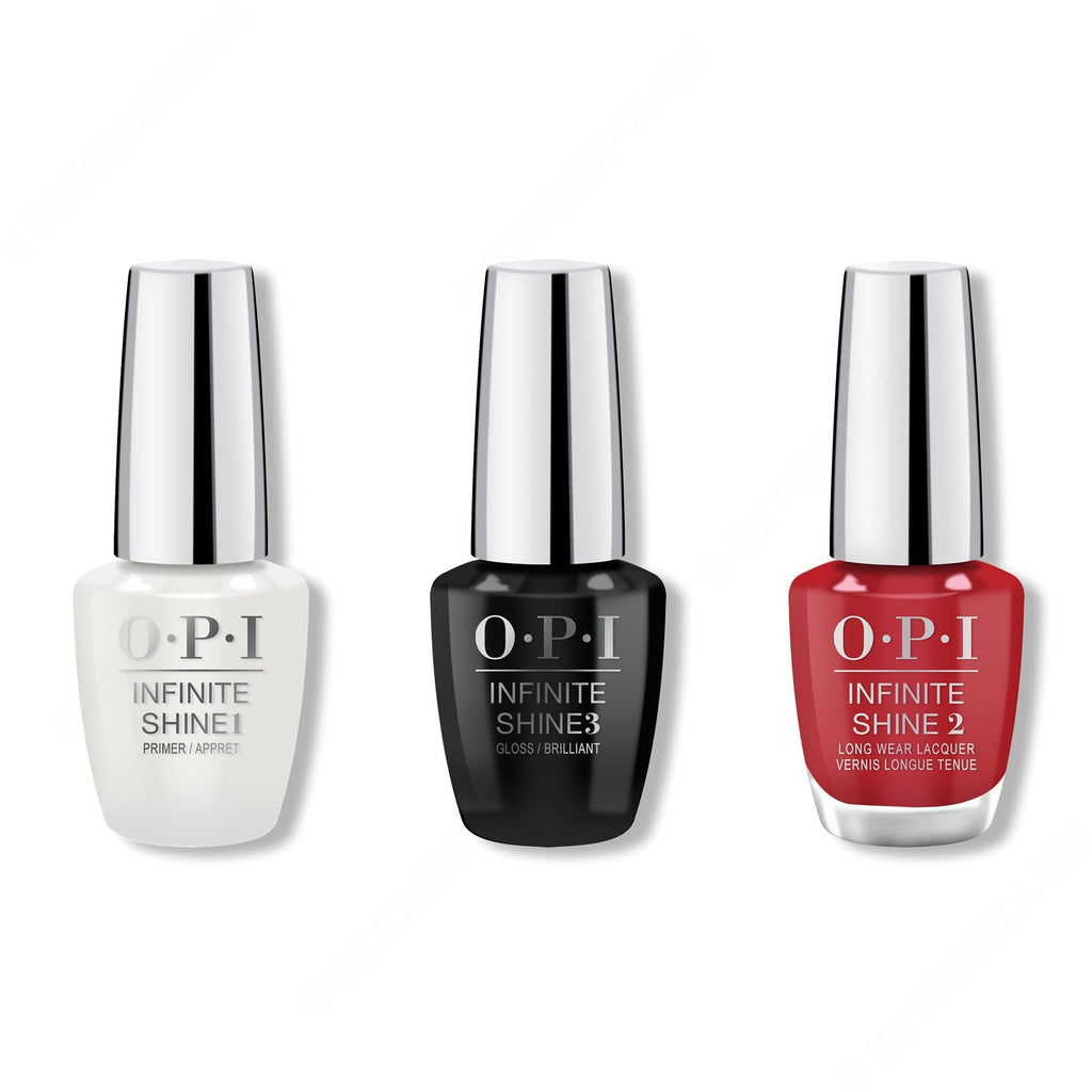 OPI - Infinite Shine Combo - Base, Top & Art Walk in Suzi's Shoes - Professional Care