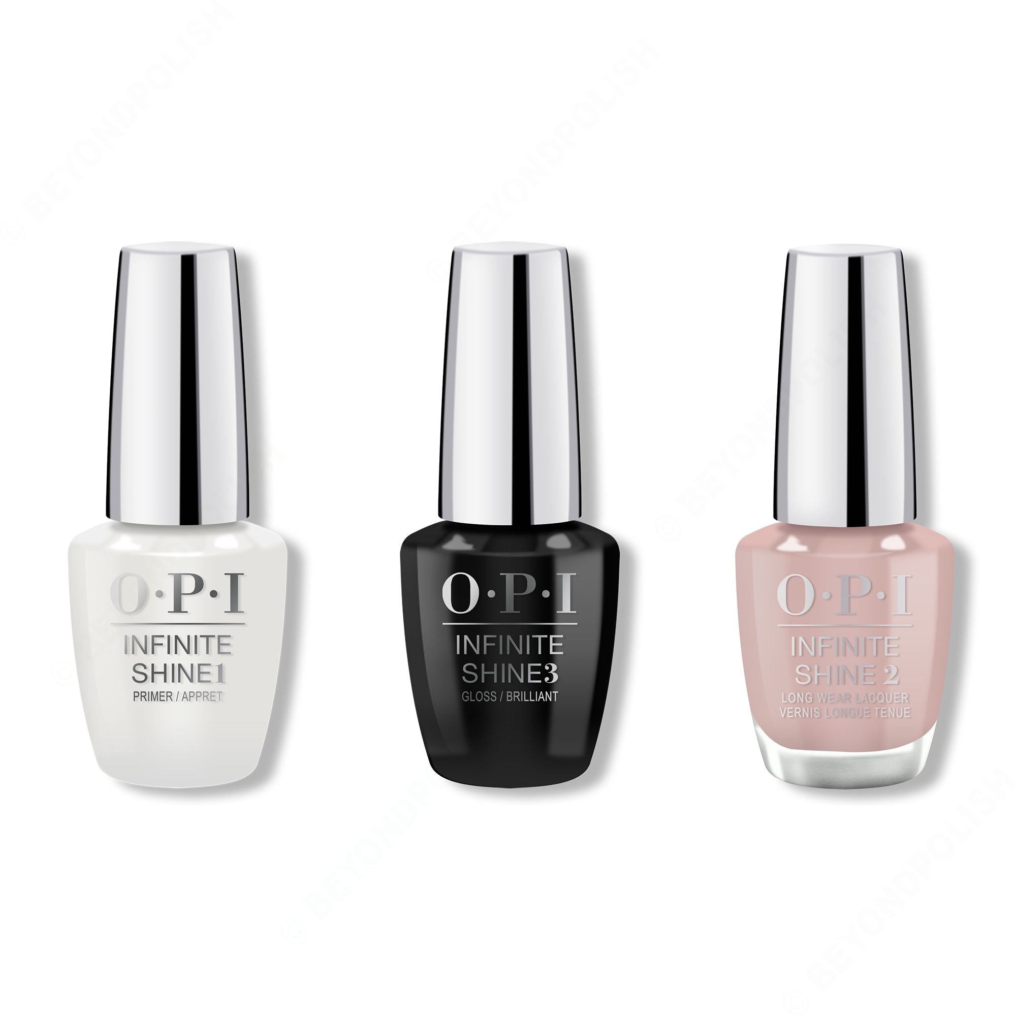 OPI - Infinite Shine Combo - Base, Top & Bare My Soul - Professional Care