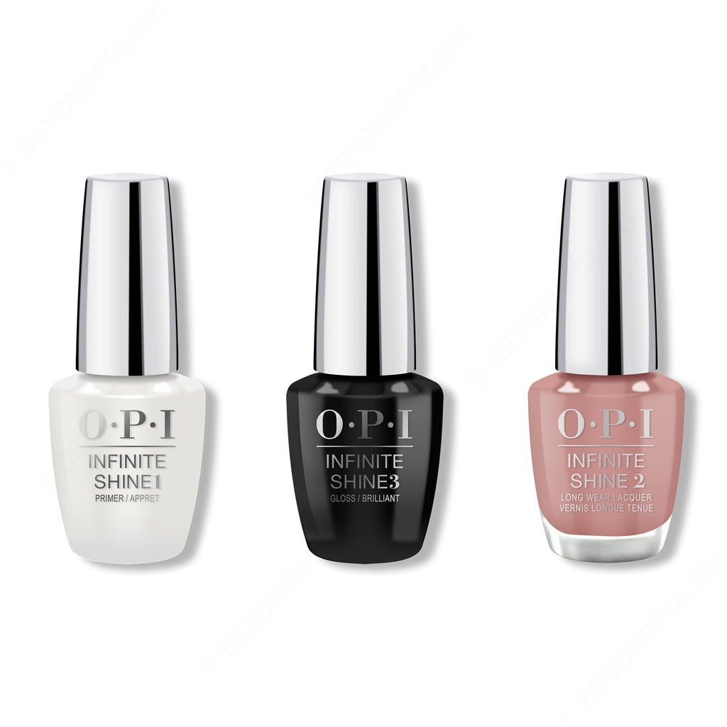 OPI - Infinite Shine Combo - Base, Top & Barefoot In Barcelona - Professional Care