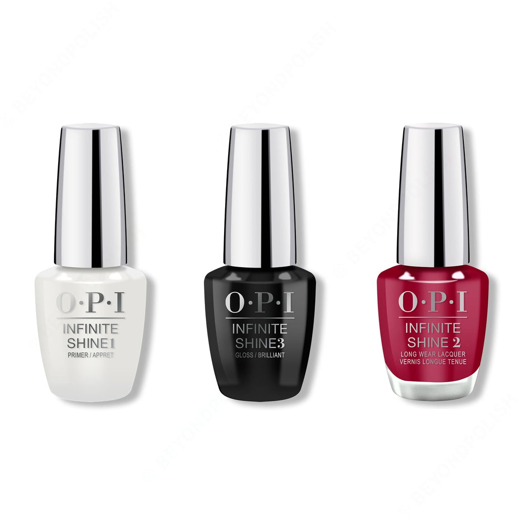 OPI - Infinite Shine Combo - Base, Top & Berry On Forever - Professional Care
