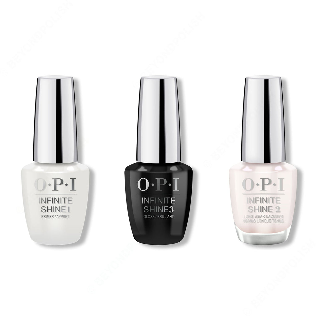 OPI - Infinite Shine Combo - Base, Top & Beyond the Pale Pink - Professional Care
