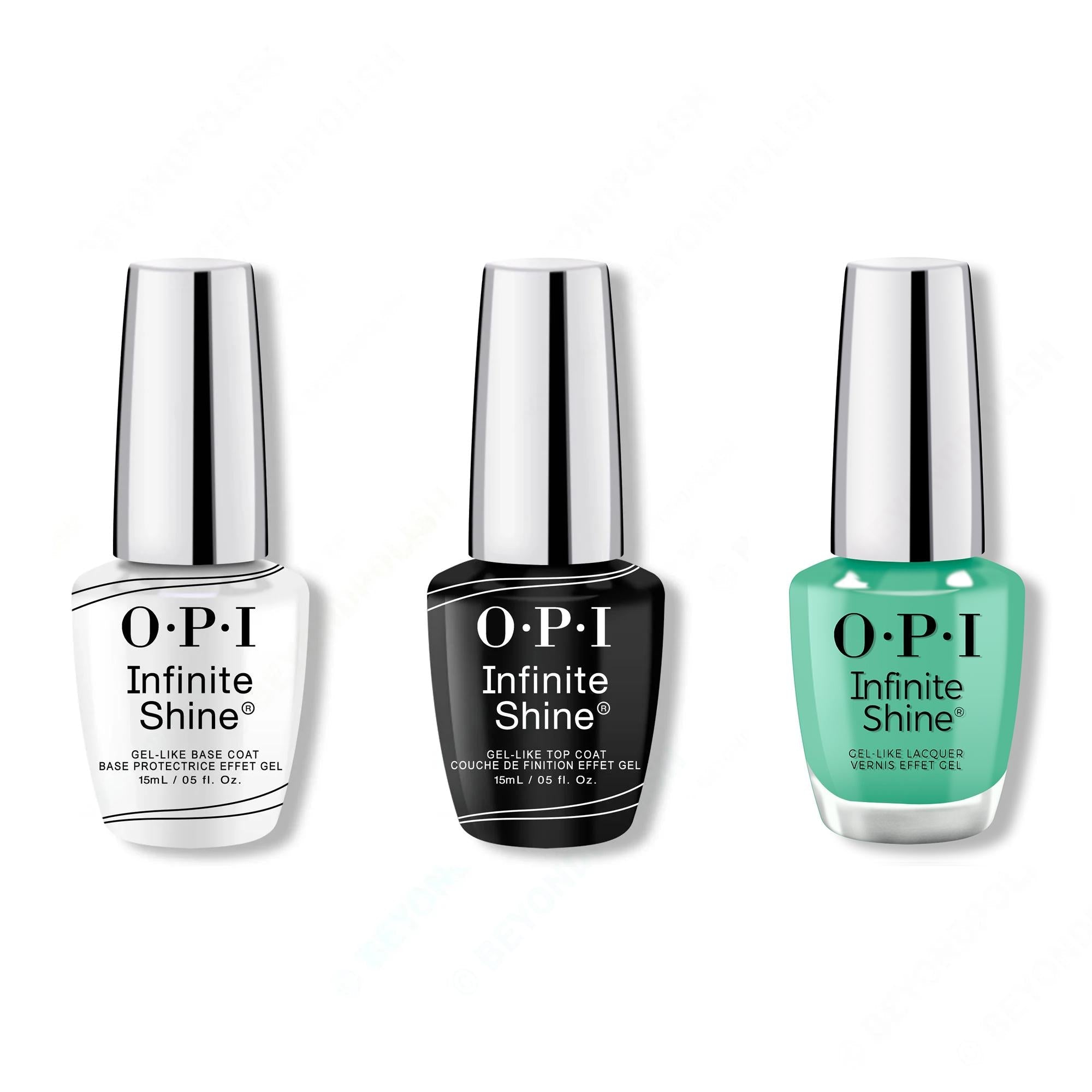OPI - Infinite Shine Combo - Base, Top & Big Apple Green - OPIcons Spring 2026