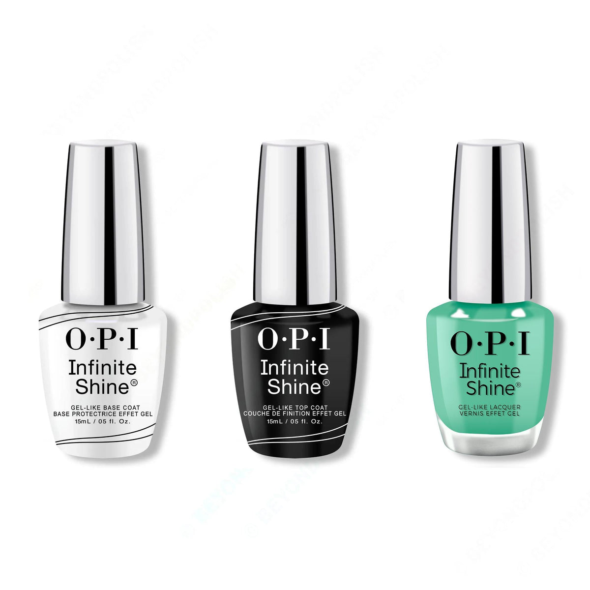 OPI - Infinite Shine Combo - Base, Top & Big Apple Green - OPIcons Spring 2026 - Professional Care