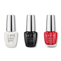 OPI - Infinite Shine Combo - Base, Top & Big Apple Red - Professional Care