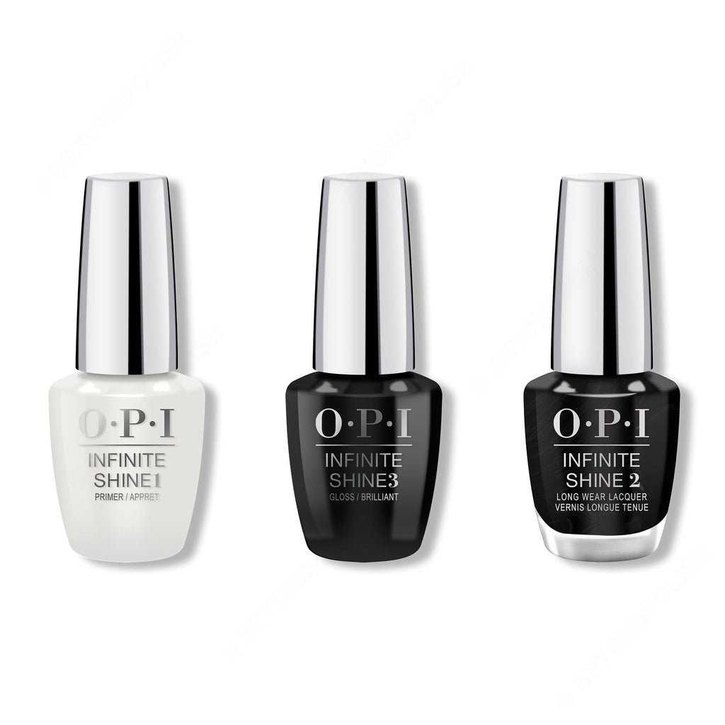 OPI - Infinite Shine Combo - Base, Top & Black Onyx - Professional Care