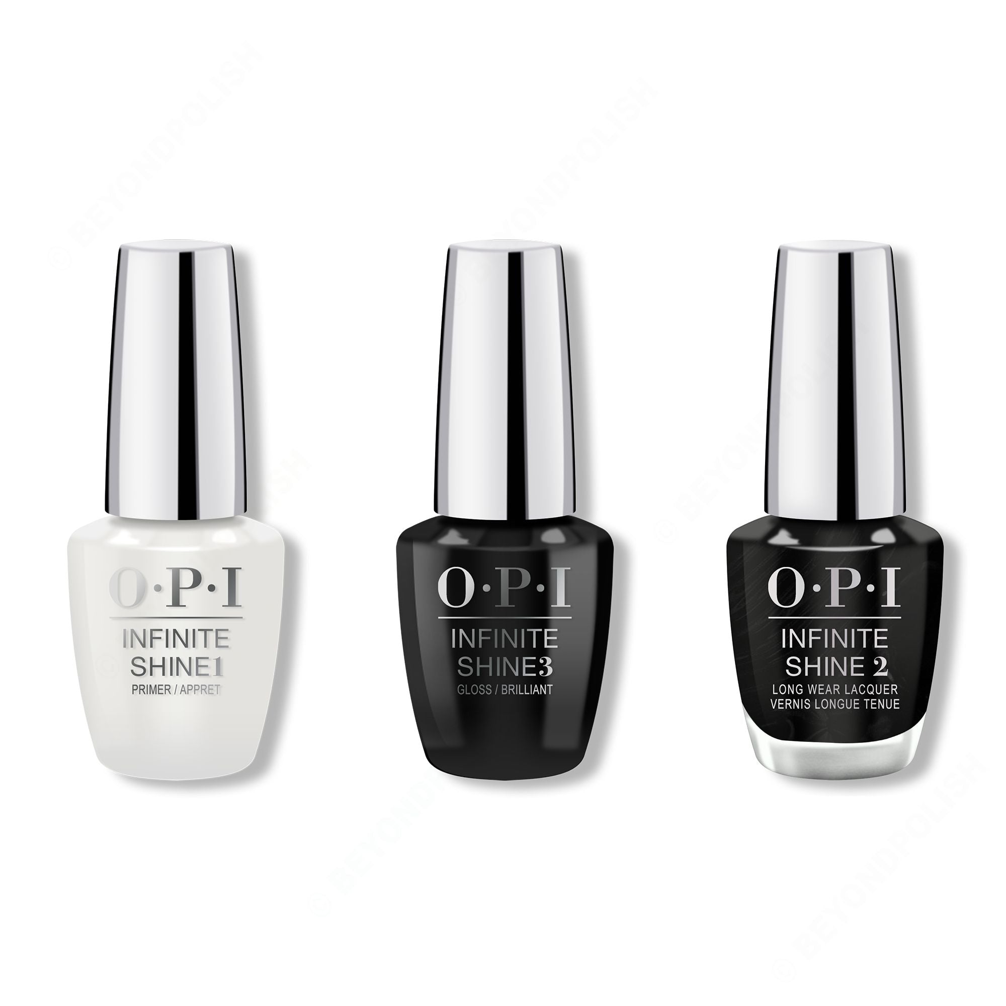 OPI - Infinite Shine Combo - Base, Top & Black Onyx - Professional Care