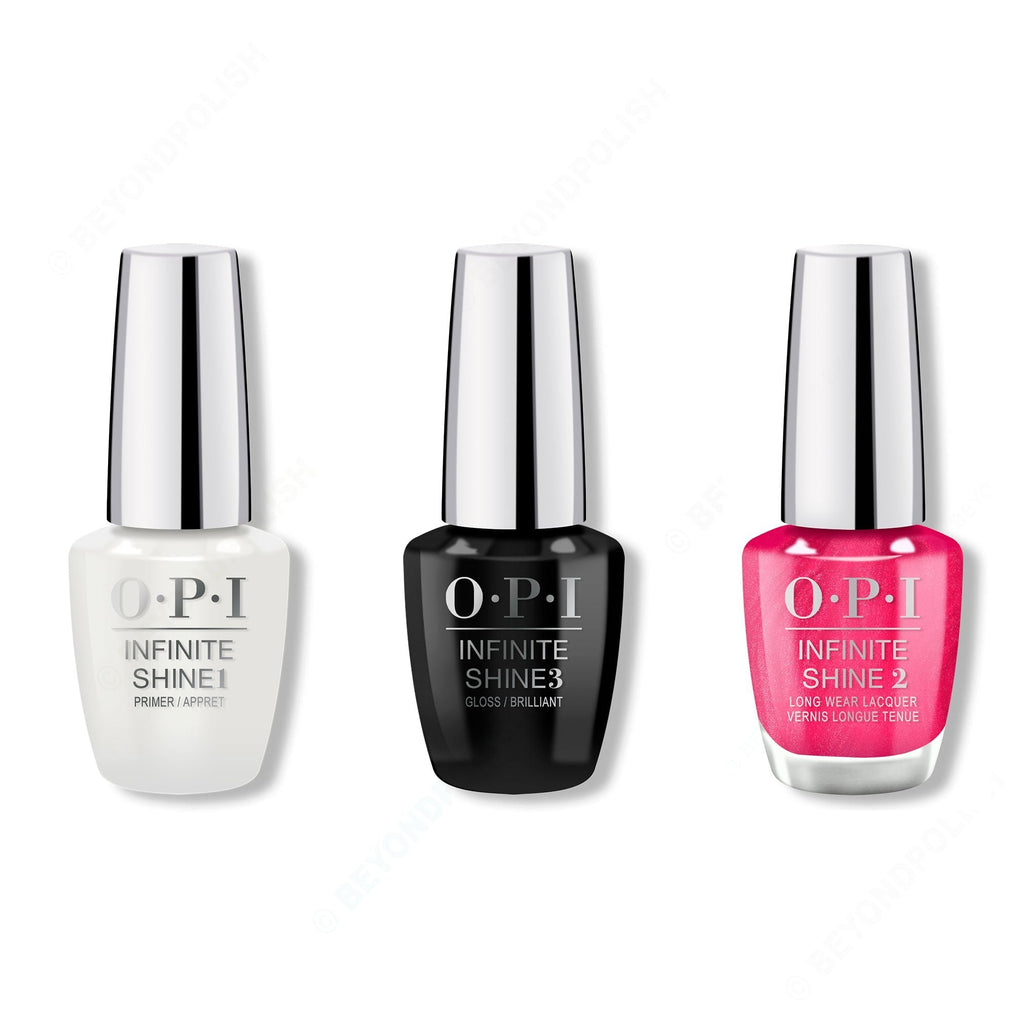 OPI - Infinite Shine Combo - Base, Top & Blame the Mistletoe - Professional Care