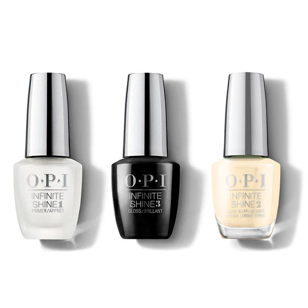 OPI - Infinite Shine Combo - Base, Top & Blinded By The Ring Light - Professional Care