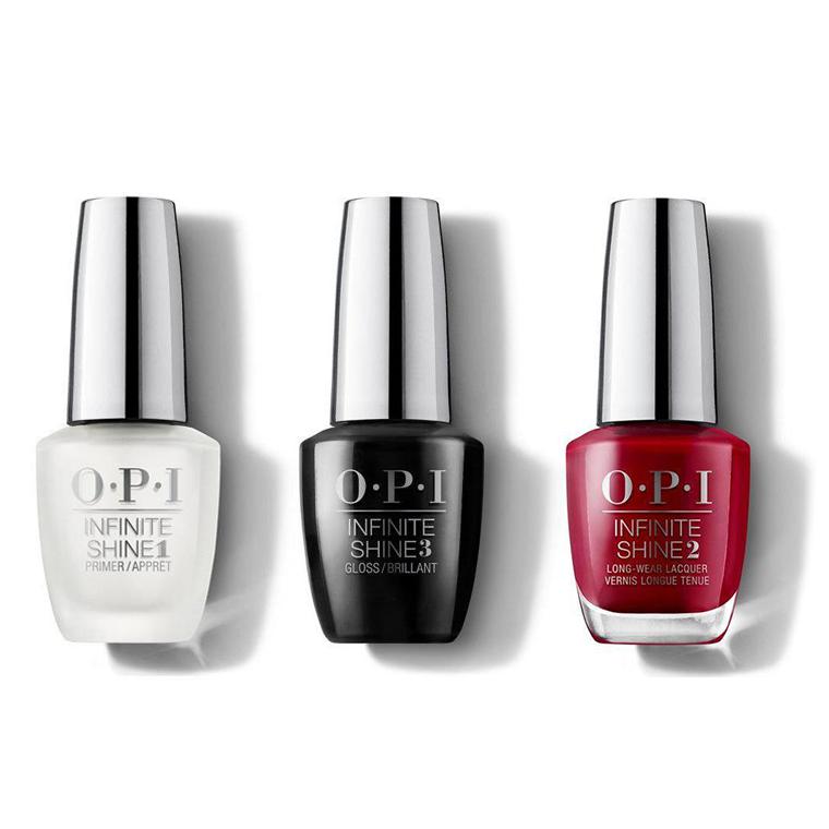 OPI - Infinite Shine Combo - Base, Top & Candied Kingdom 0.5 oz - Professional Care