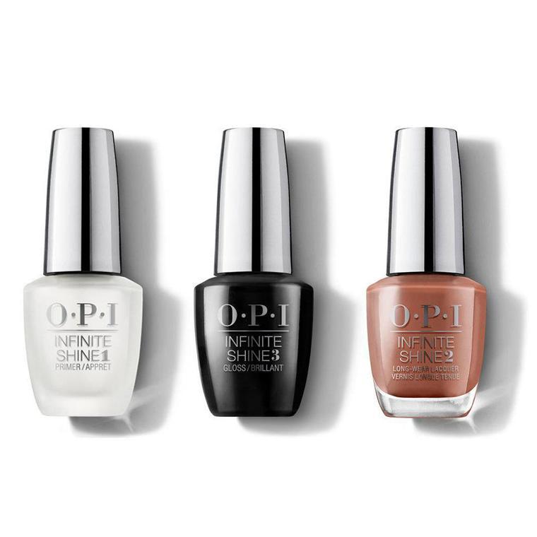 OPI - Infinite Shine Combo - Base, Top & Chocolate Moose - Professional Care
