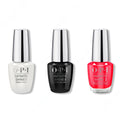 OPI - Infinite Shine Combo - Base, Top & Coco-Cola Red - Professional Care
