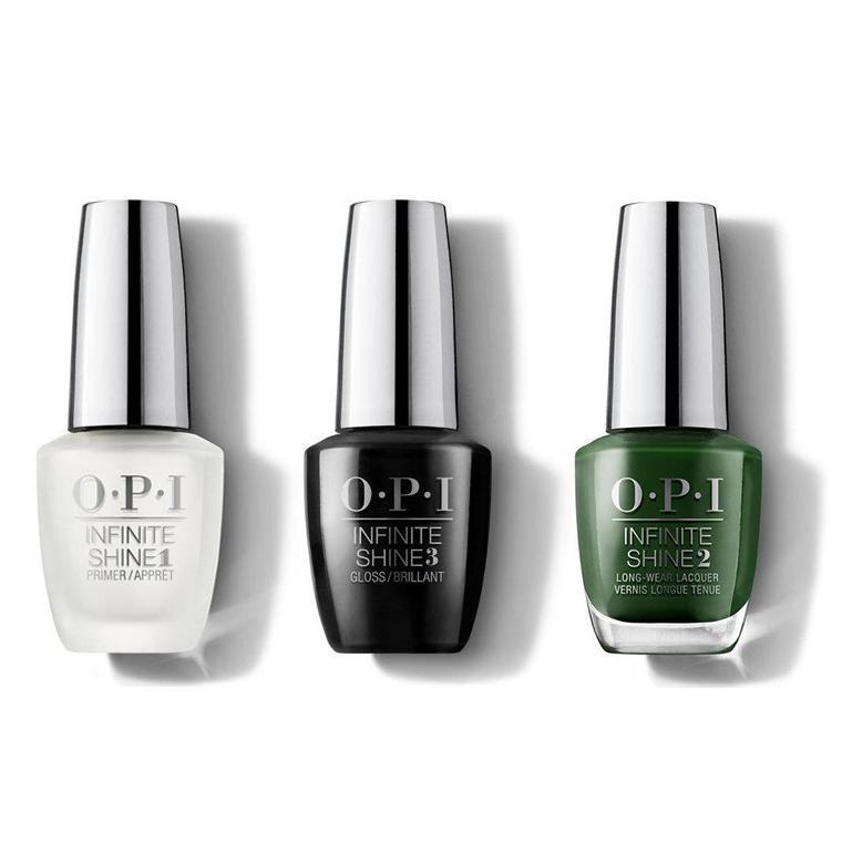 OPI - Infinite Shine Combo - Base, Top & Envy The Adventure 0.5 oz - Professional Care