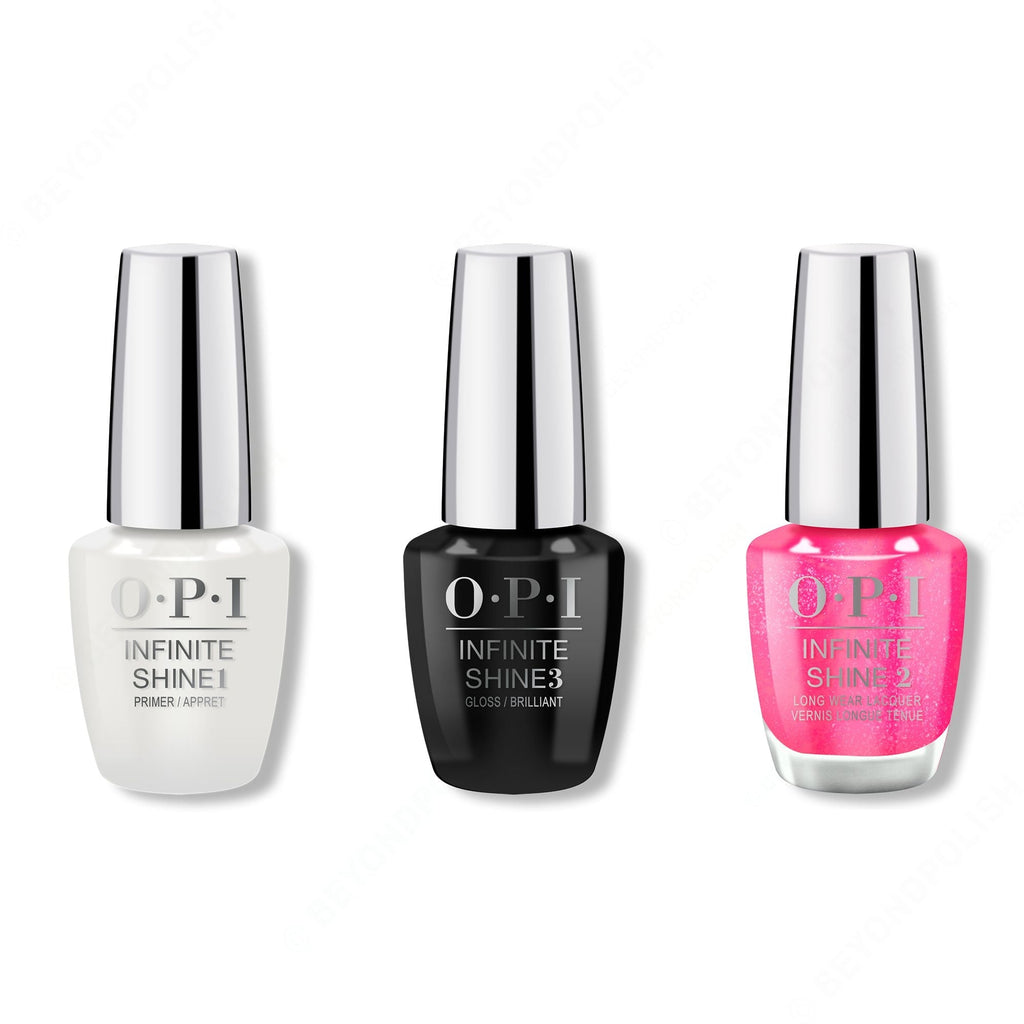 OPI - Infinite Shine Combo - Base, Top & Exercise Your Brights - Professional Care