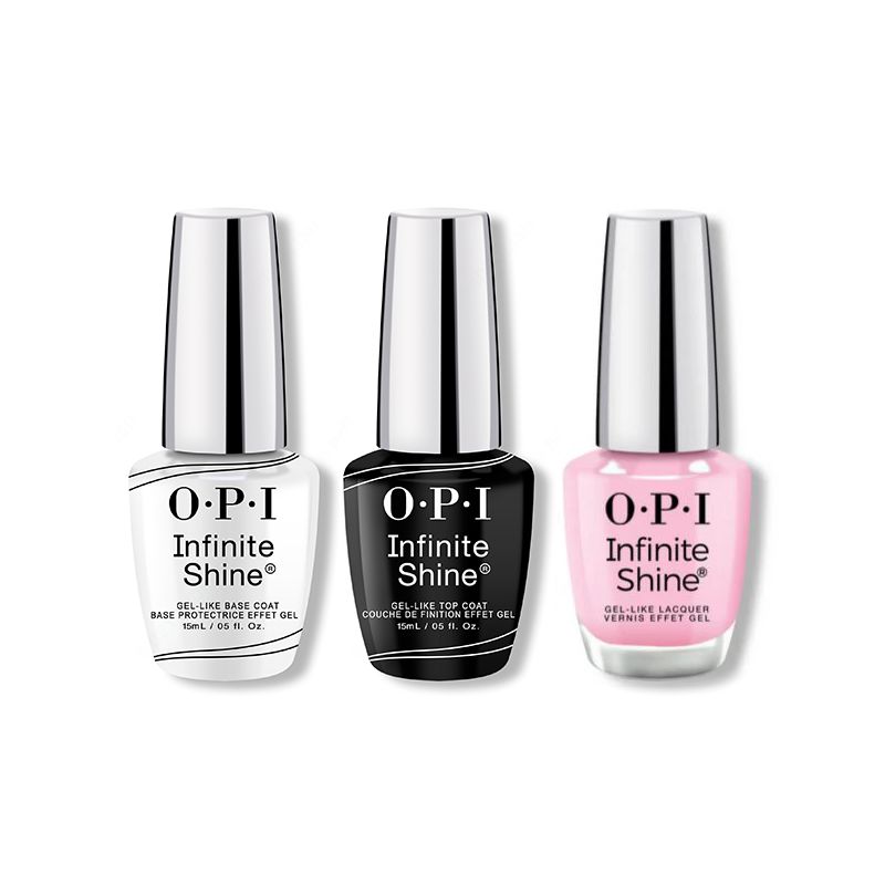 OPI - Infinite Shine Combo - Base, Top & Faux-Ever Yours - Professional Care