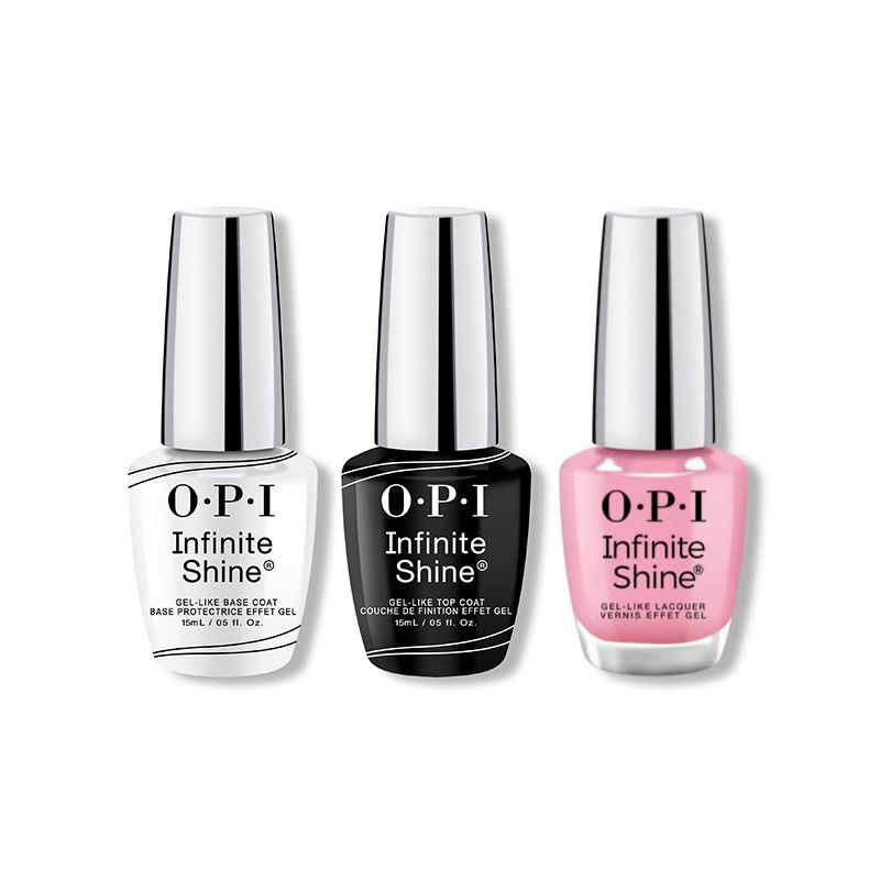 OPI - Infinite Shine Combo - Base, Top & Flamingo Your Own Way - Professional Care