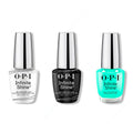 OPI - Infinite Shine Combo - Base, Top & Follow the Ice Green Truck - Professional Care