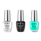 OPI - Infinite Shine Combo - Base, Top & Follow the Ice Green Truck - Professional Care