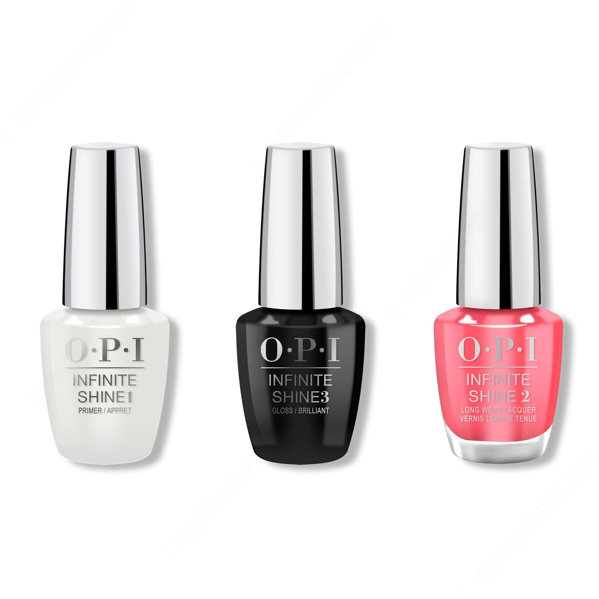 OPI - Infinite Shine Combo - Base, Top & From Here To Eternity - Professional Care