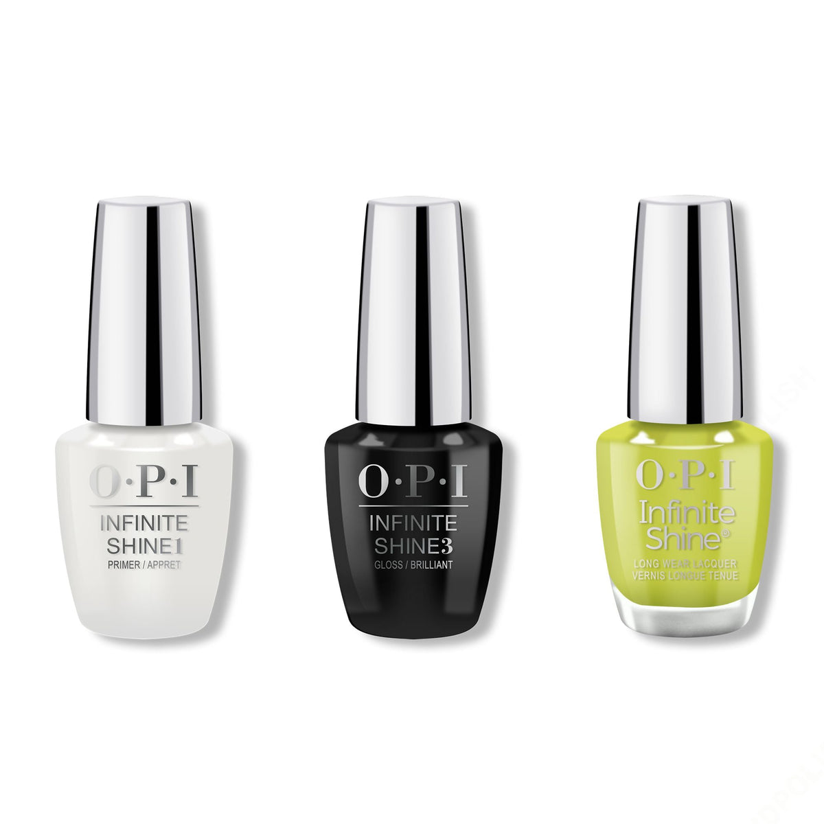 OPI - Infinite Shine Combo - Base, Top & Get in Lime - Professional Care
