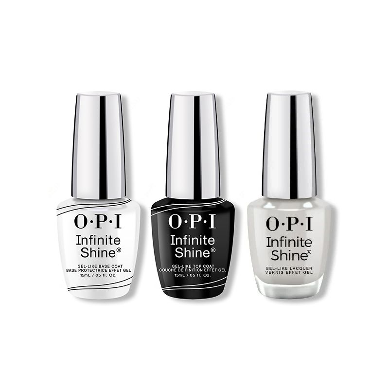 OPI - Infinite Shine Combo - Base, Top & Gray It On Me - Professional Care