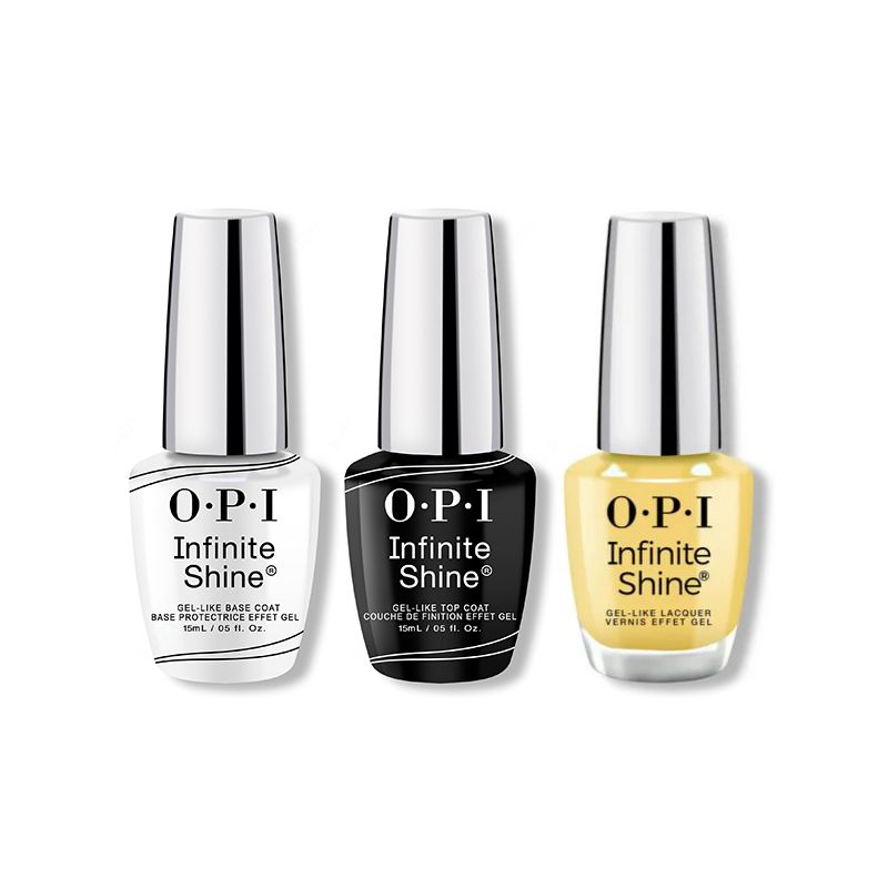 OPI - Infinite Shine Combo - Base, Top & It's Always Stunny - Professional Care