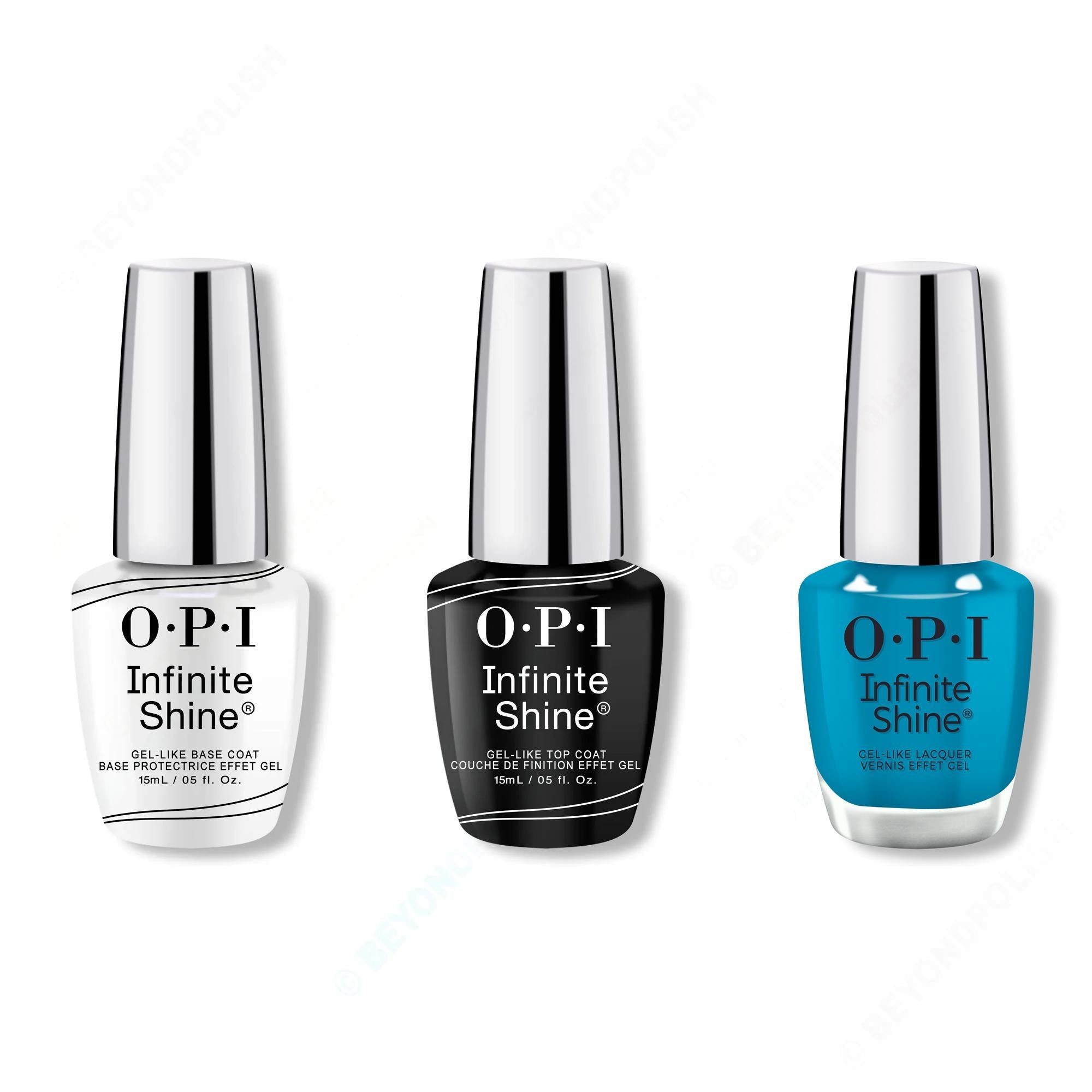 OPI - Infinite Shine Combo - Base, Top & It's in Your Jeans - Professional Care