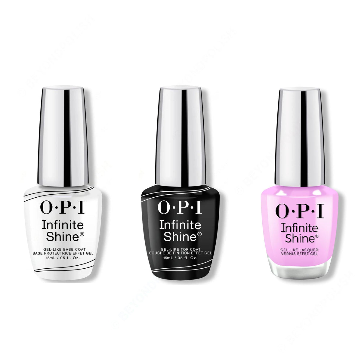 OPI - Infinite Shine Combo - Base, Top & Learn to Fly-lac - Professional Care