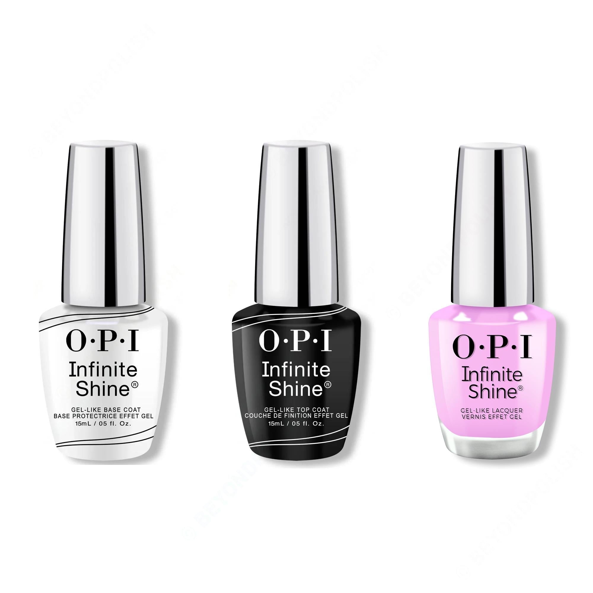 OPI - Infinite Shine Combo - Base, Top & Learn to Fly-lac