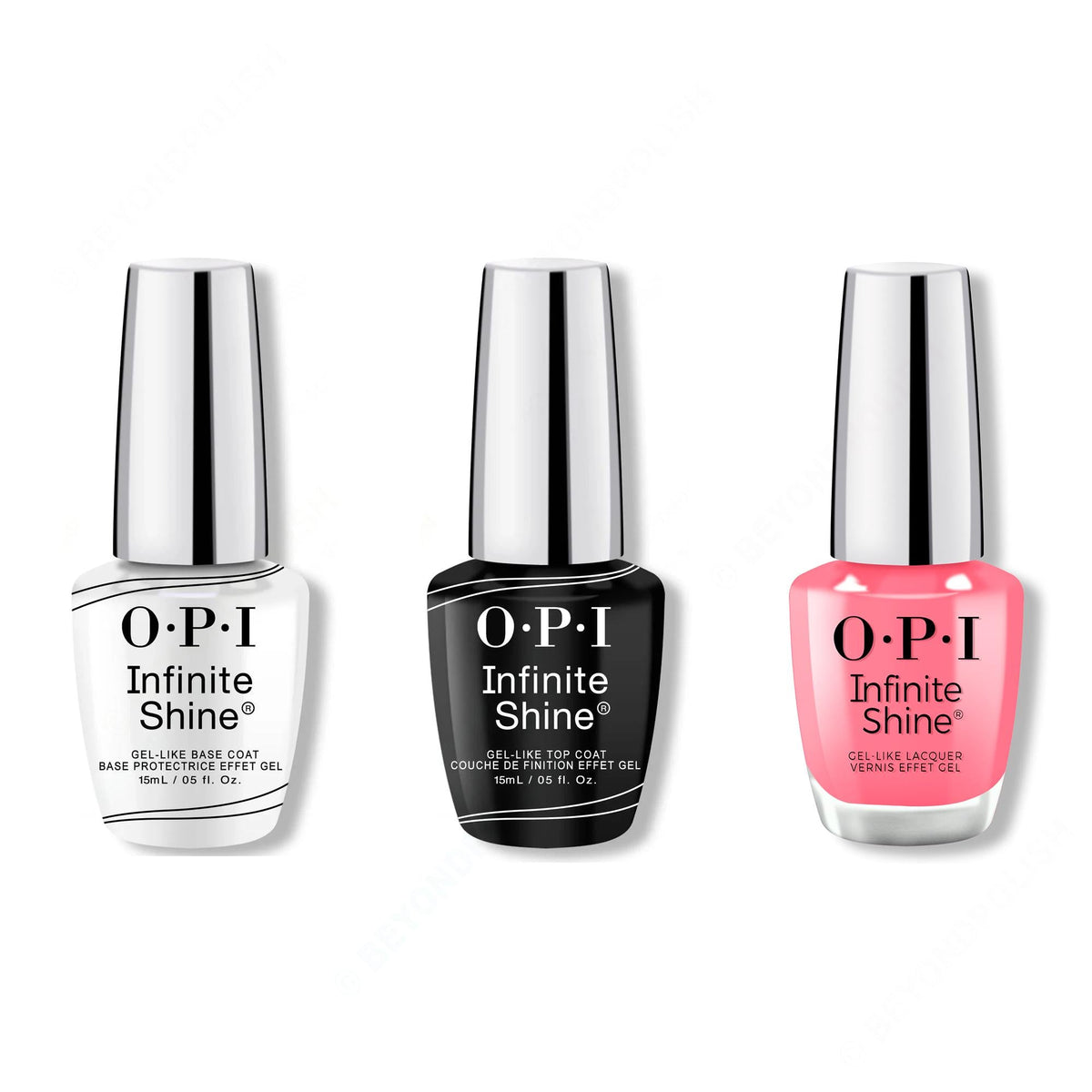OPI - Infinite Shine Combo - Base, Top & Lei Out in the Sun - Professional Care