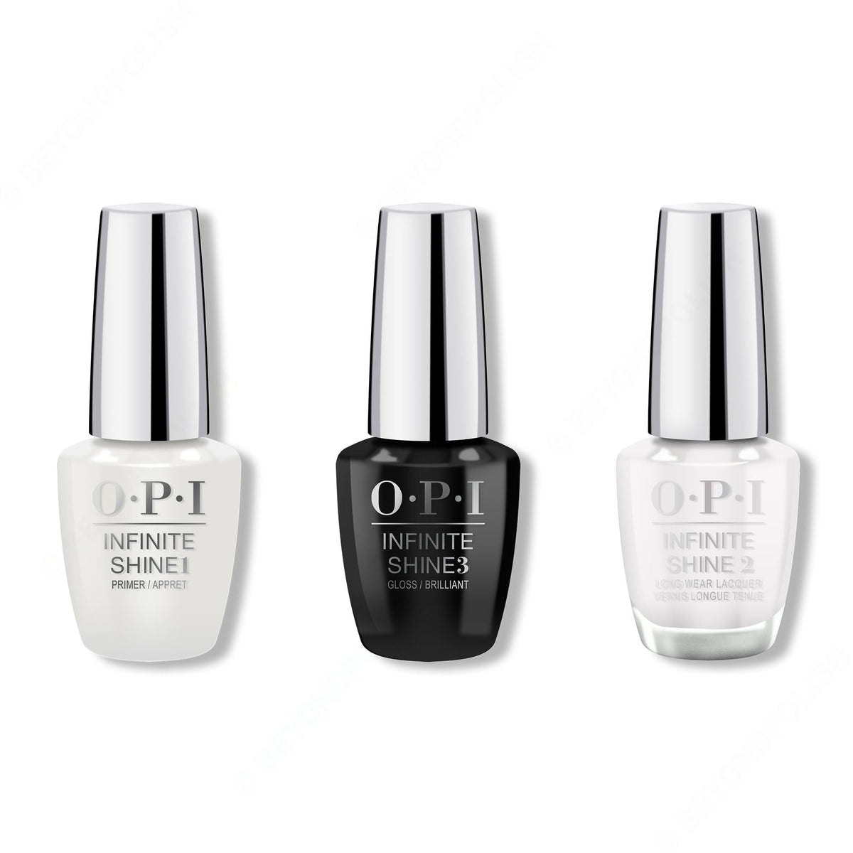 OPI - Infinite Shine Combo - Base, Top & Less is Norse - Professional Care