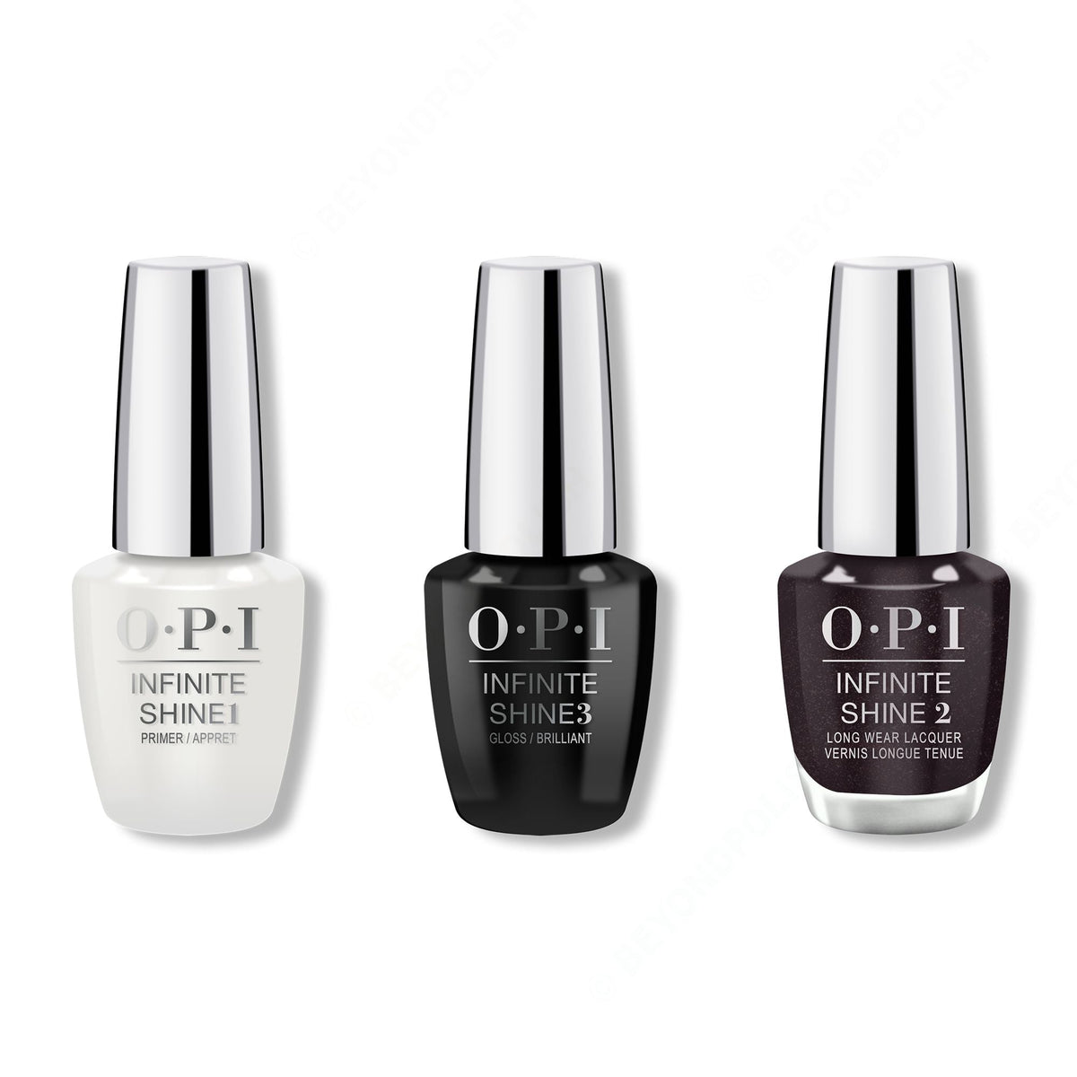OPI - Infinite Shine Combo - Base, Top & My Private Jet - Professional Care