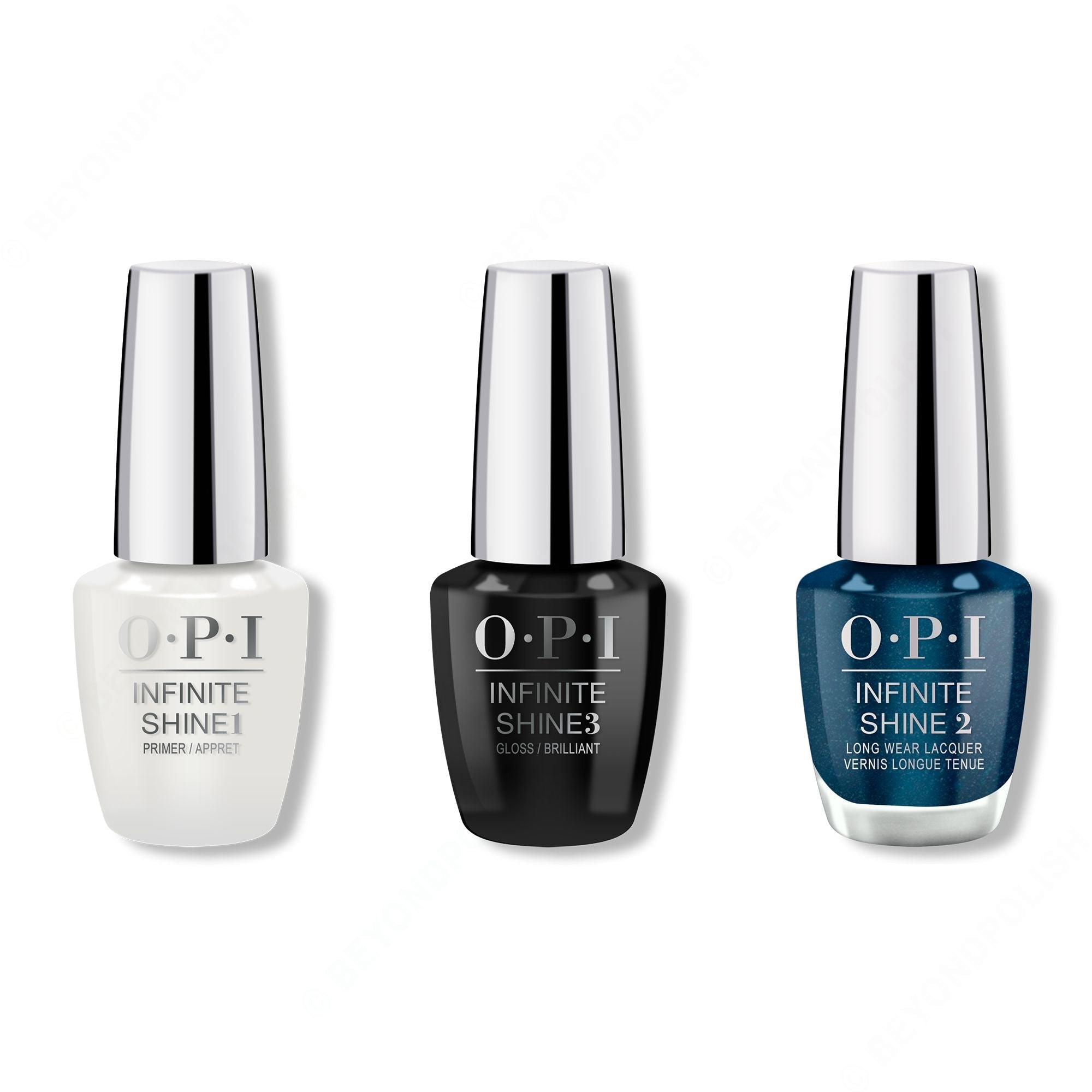 OPI - Infinite Shine Combo - Base, Top & Nessie Plays Hide & Sea-k - Professional Care