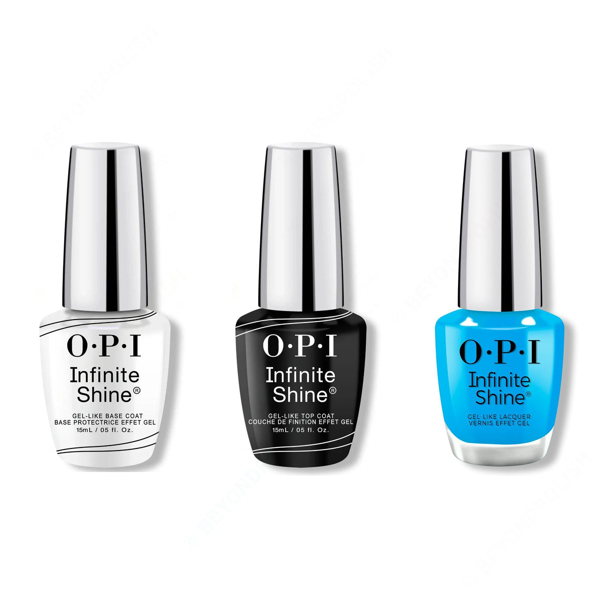 OPI - Infinite Shine Combo - Base, Top & No Summer Blues
