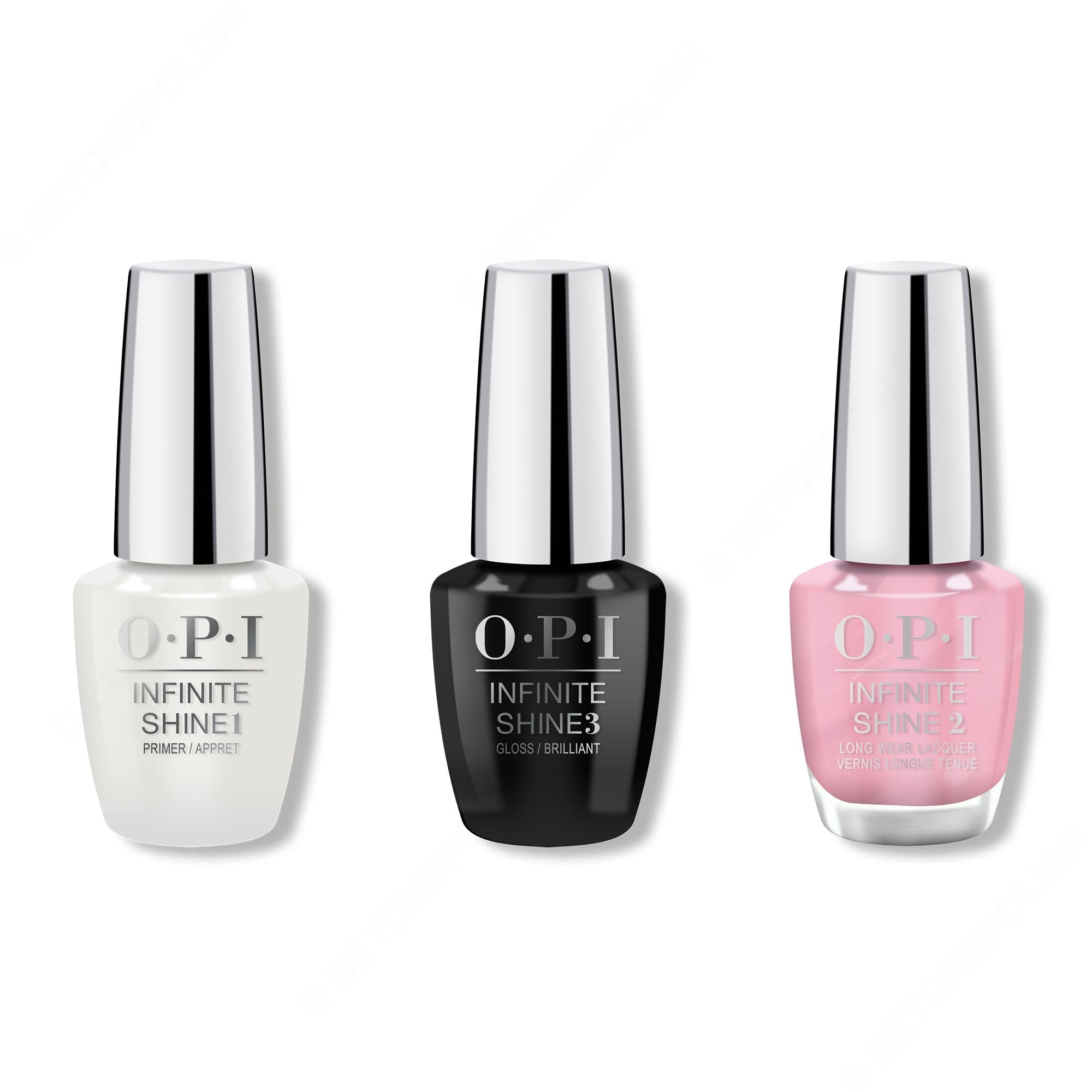 OPI - Infinite Shine Combo - Base, Top & (P)Ink on Canvas - Professional Care