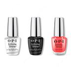 OPI - Infinite Shine Combo - Base, Top & Pack a Cherry-on Bag