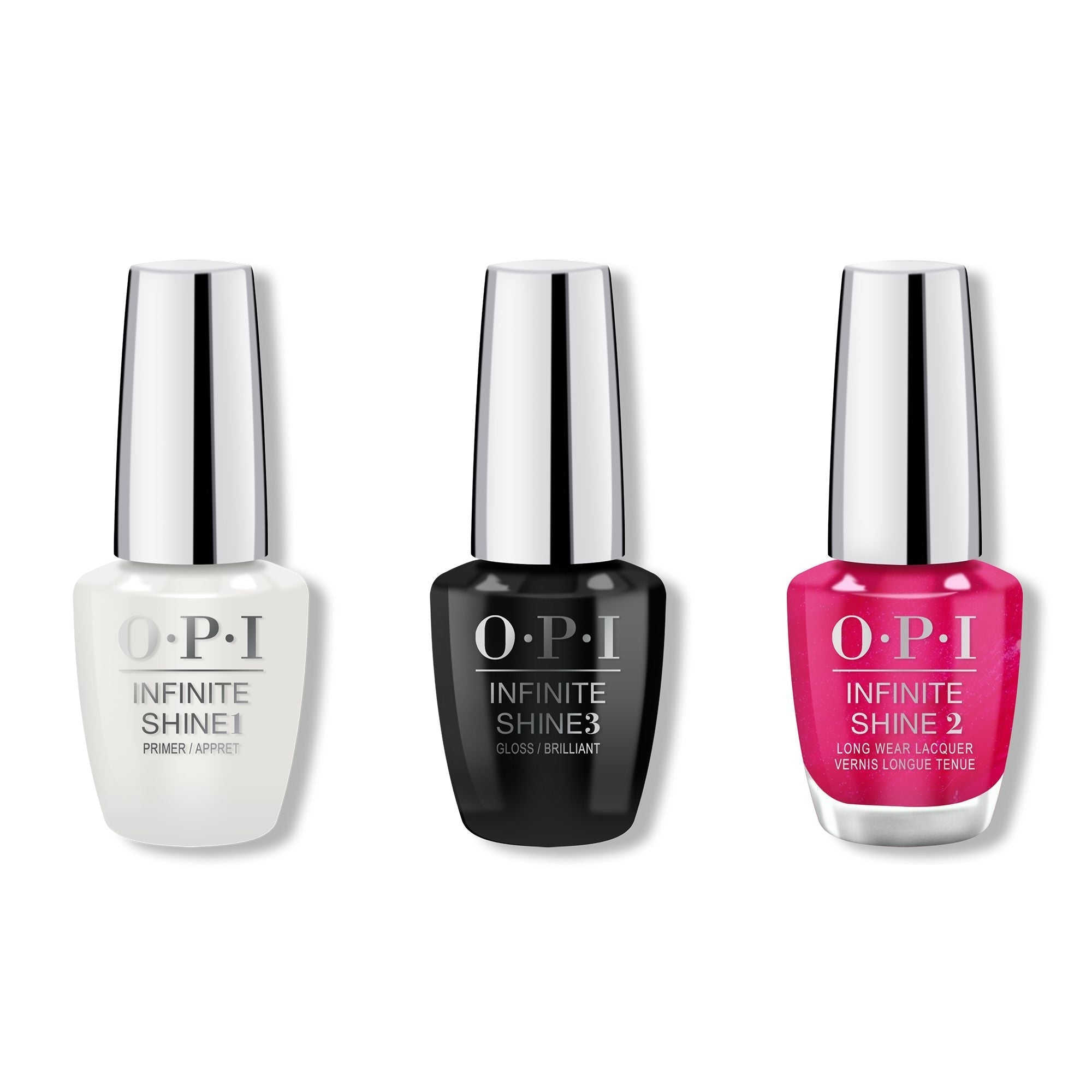OPI - Infinite Shine Combo - Base, Top & Pompeii Purple - Professional Care
