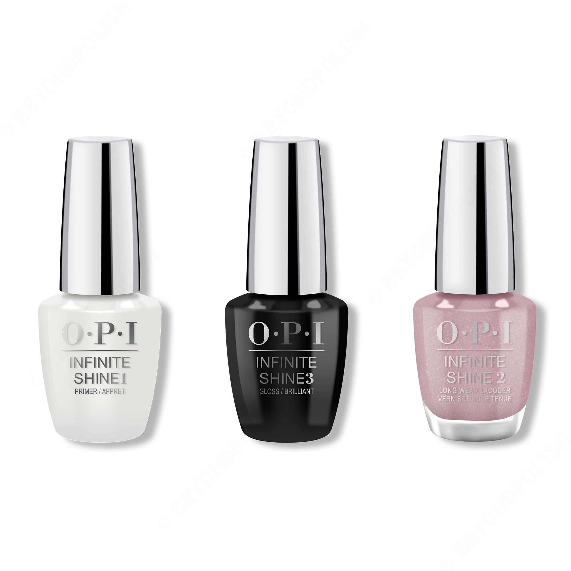 OPI - Infinite Shine Combo - Base, Top & Quest for Quartz - Professional Care