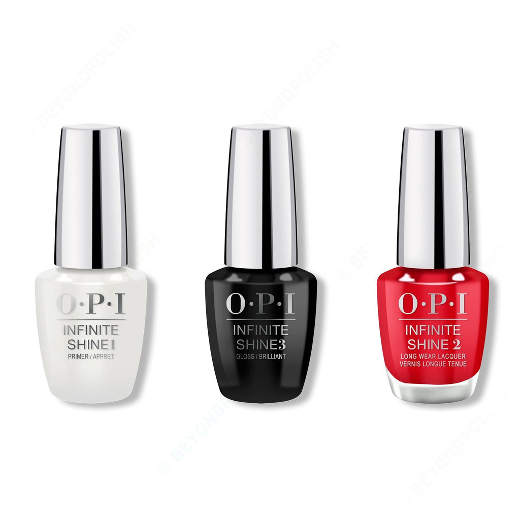 OPI - Infinite Shine Combo - Base, Top & Rebel With A Clause - Professional Care
