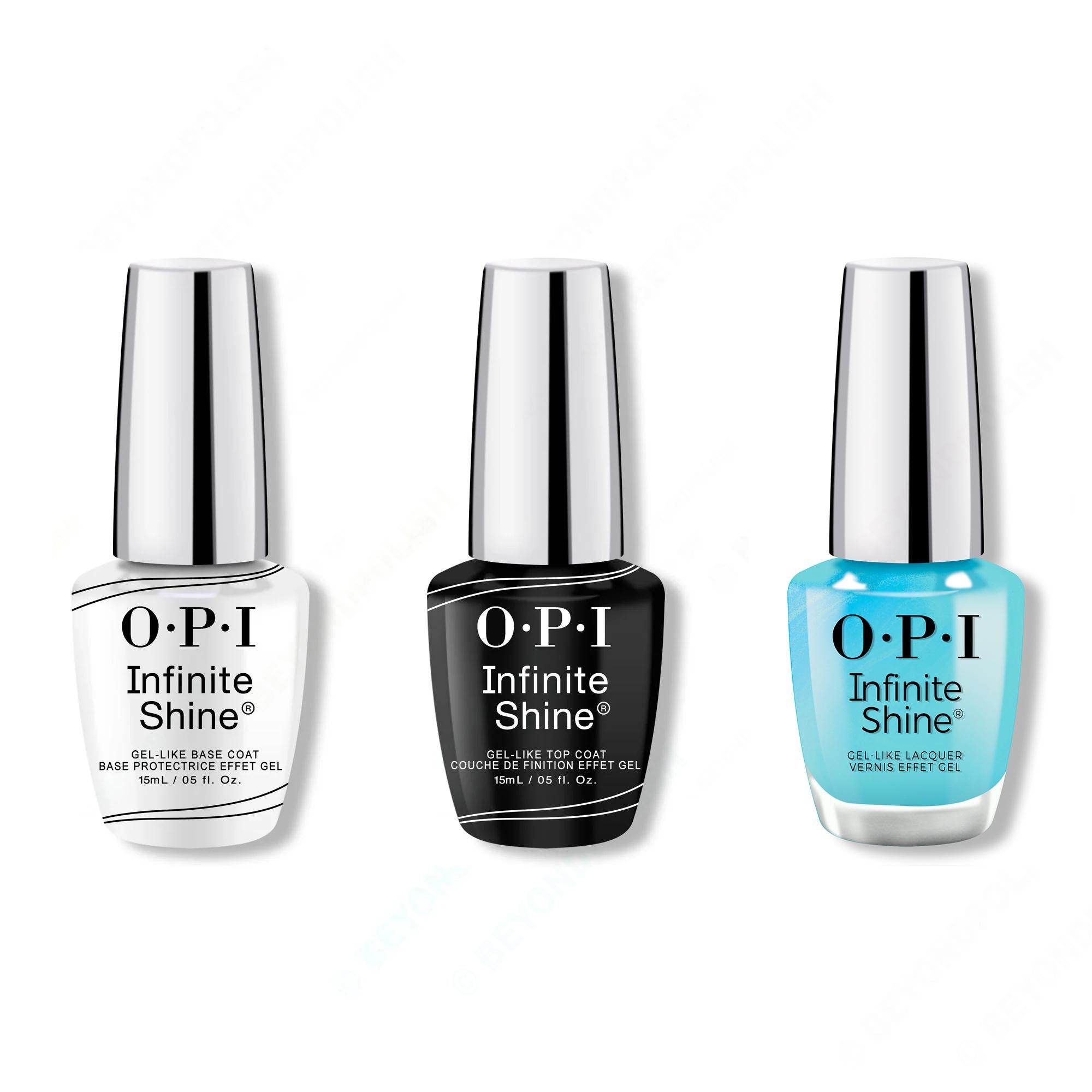 OPI - Infinite Shine Combo - Base, Top & Sea Me Now - OPIcons Spring 2026