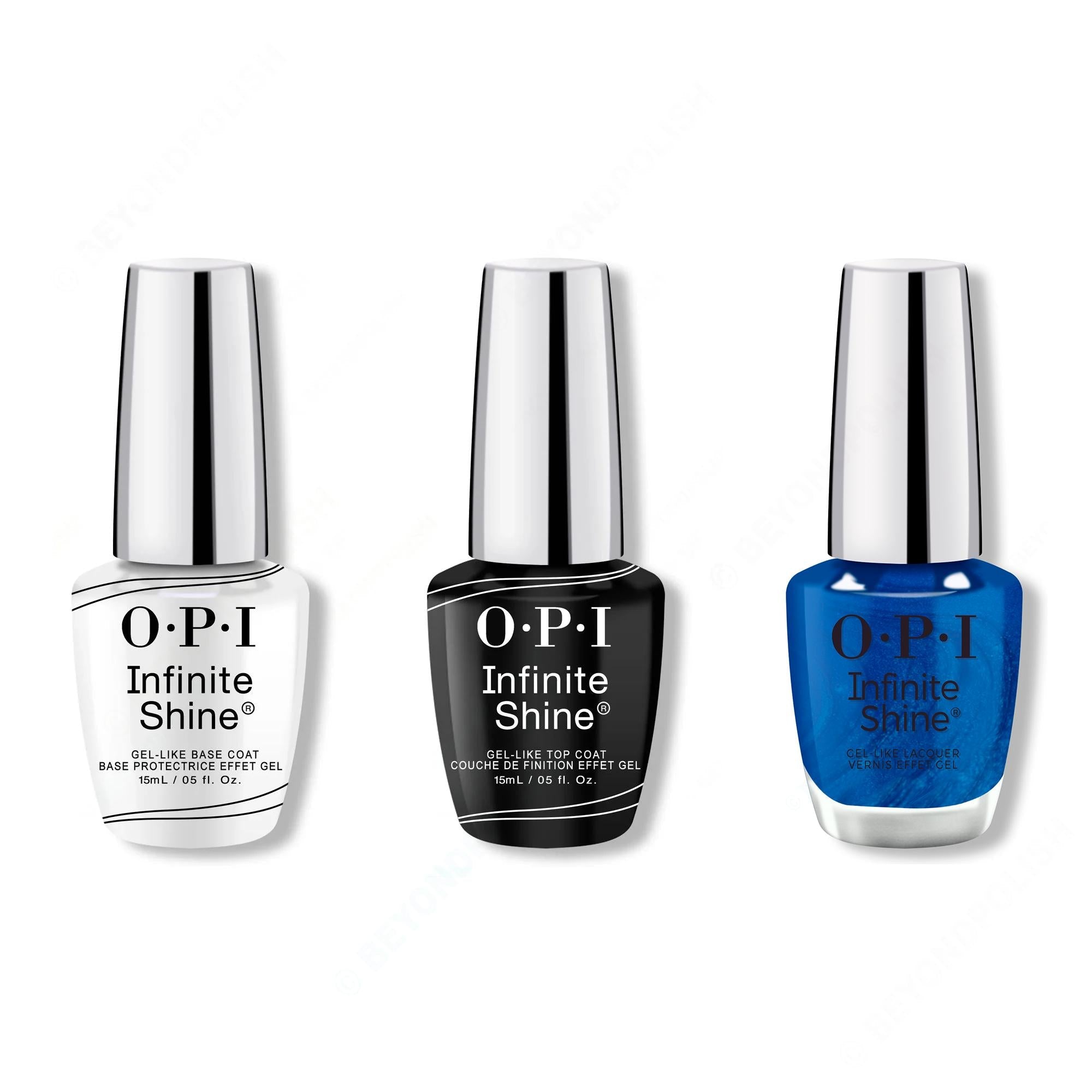 OPI - Infinite Shine Combo - Base, Top & Sneak-a-Blue Candy