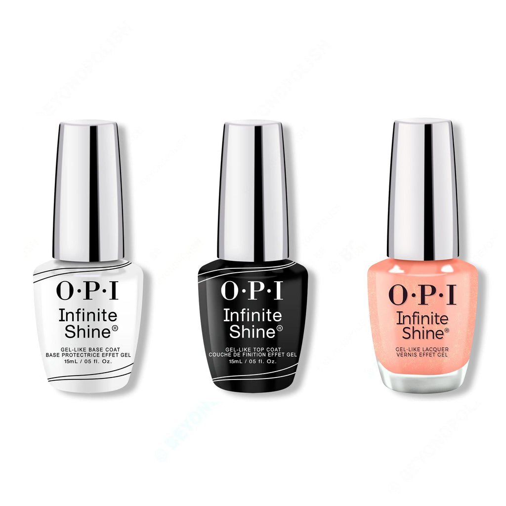 OPI - Infinite Shine Combo - Base, Top & Sneak a Pink - Professional Care