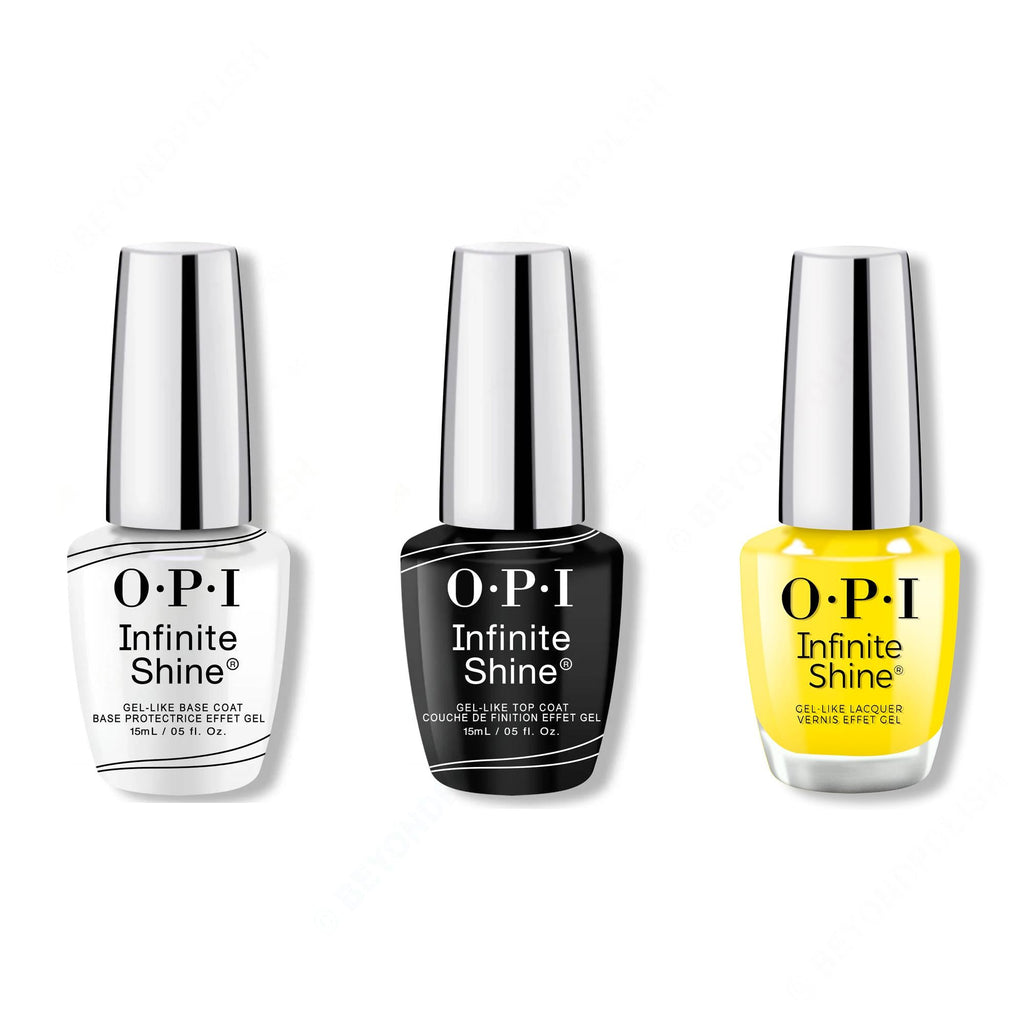 OPI - Infinite Shine Combo - Base, Top & Sunkissed and Tell