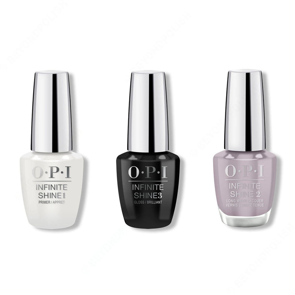 OPI - Infinite Shine Combo - Base, Top & Taupe-less Beach - Professional Care