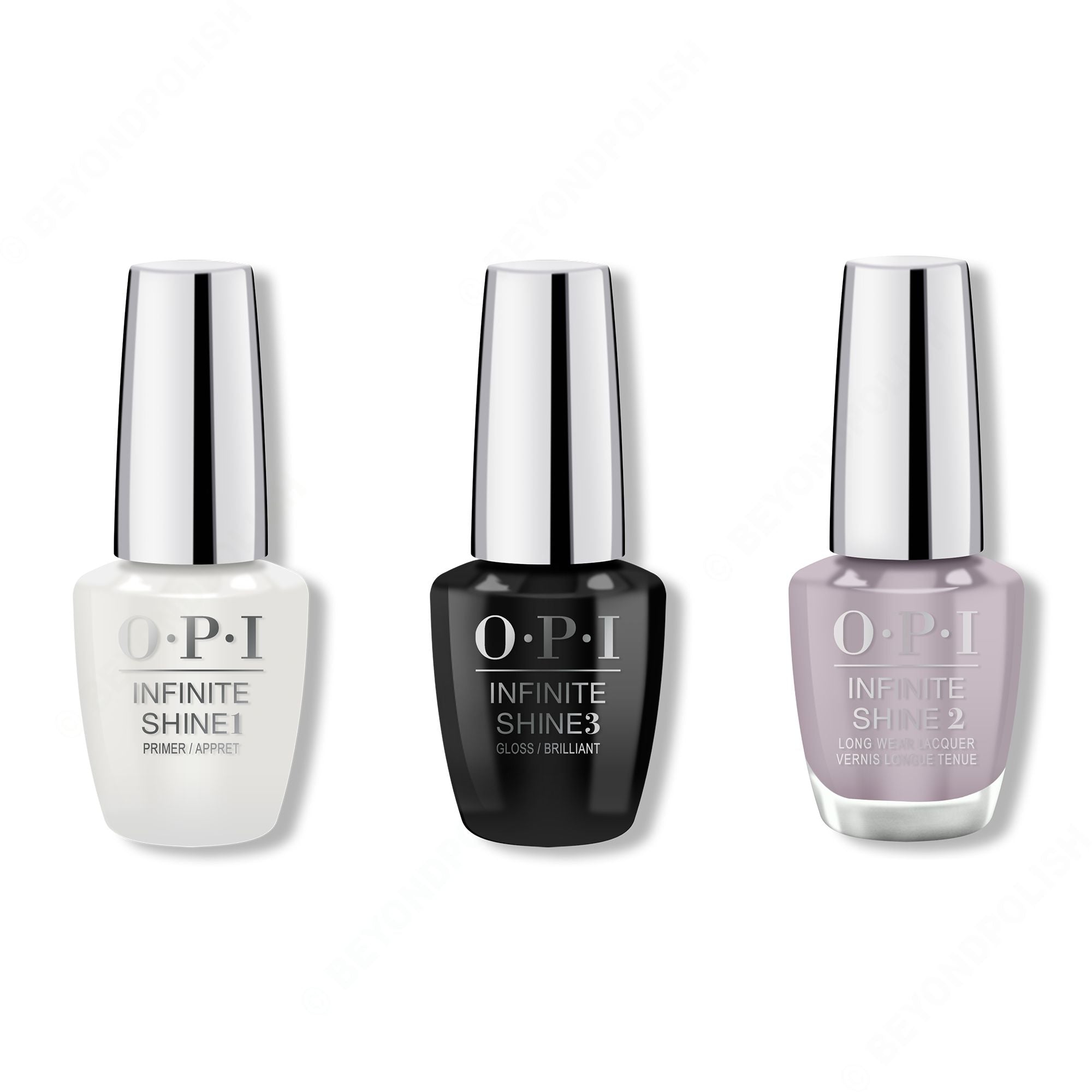 OPI - Infinite Shine Combo - Base, Top & Taupe-less Beach - Professional Care