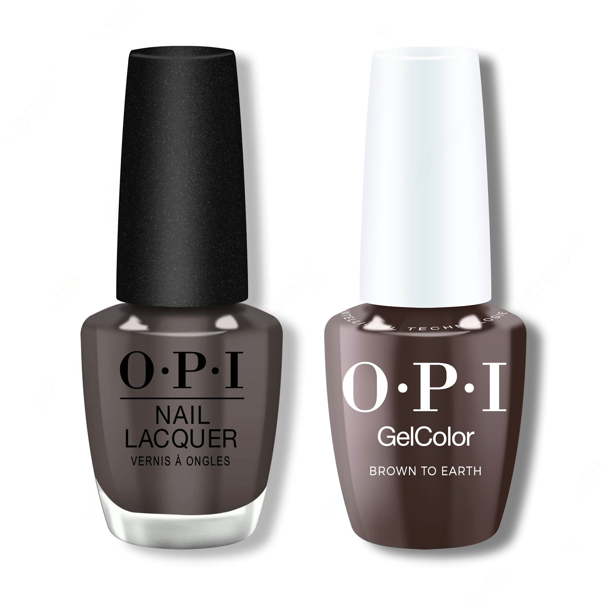 OPI - Intelli-Gel & Lacquer Combo - Brown To Earth - Professional Care