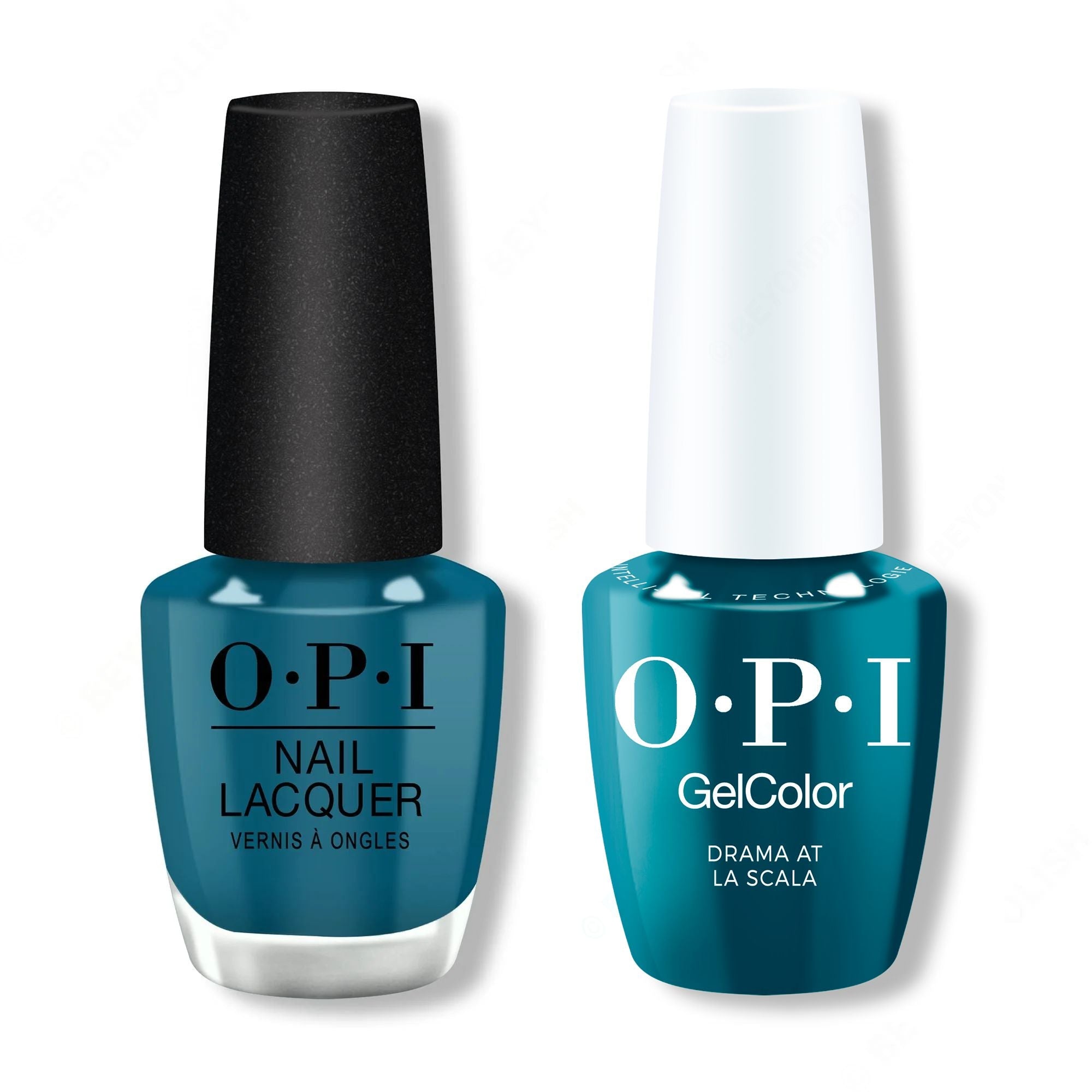 OPI - Intelli-Gel & Lacquer Combo - Drama at La Scala - Professional Care