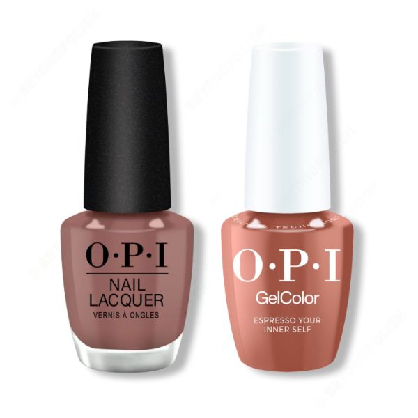 OPI - Intelli-Gel & Lacquer Combo - Espresso Your Inner Self - Professional Care