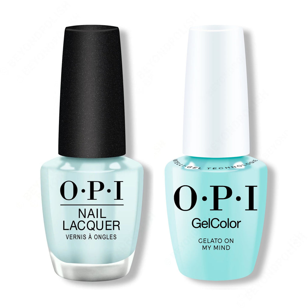OPI - Intelli-Gel & Lacquer Combo - Gelato On My Mind - Professional Care