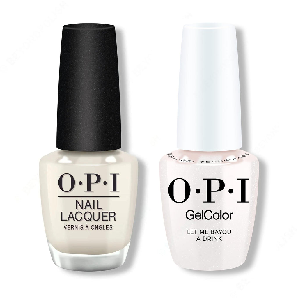 OPI - Intelli-Gel & Lacquer Combo - Let Me Bayou a Drink